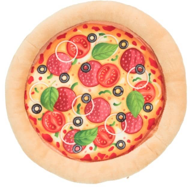 TRIXIE PIZZA suņu rotaļlieta plīša ar čaukstēšanu ø 26cm